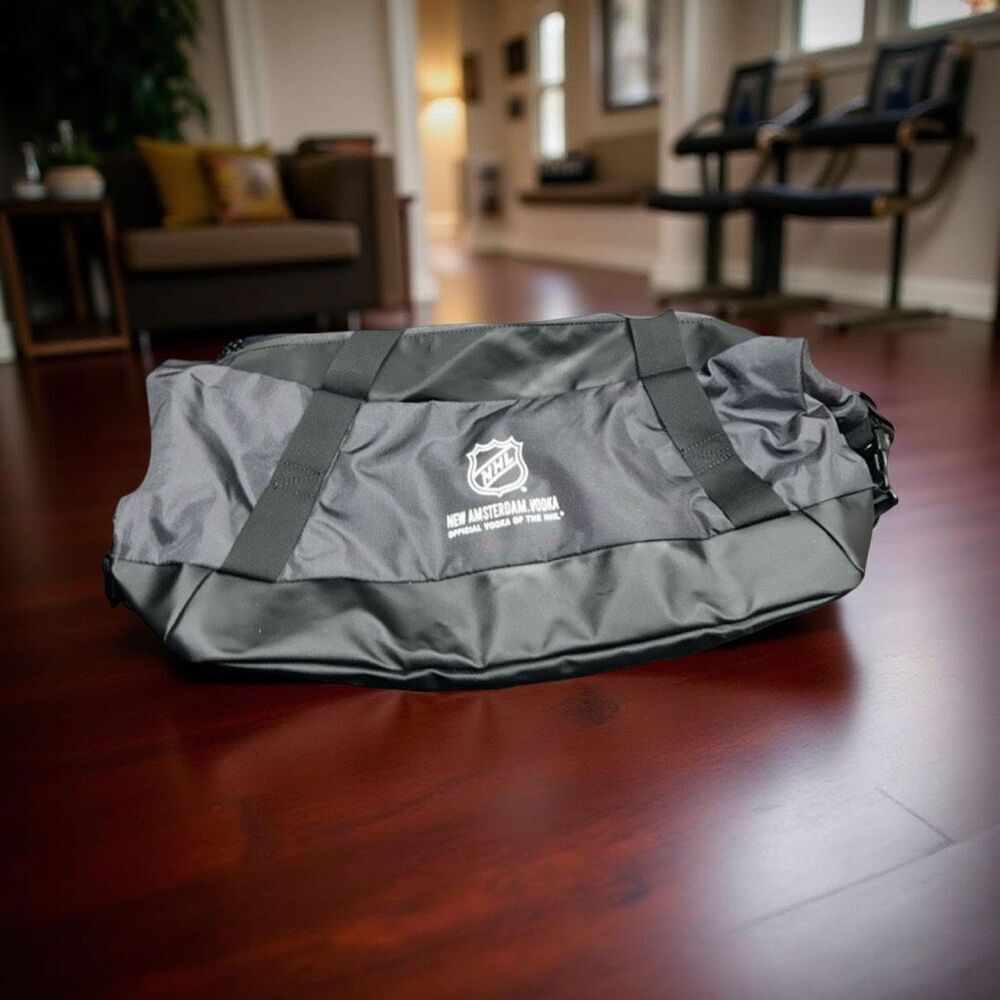 The North Face NHL Discover New Amsetdam Vodka Apex Duffel Bag Black Nylon